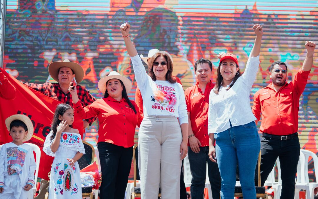 La gran movilización de la victoria de Rixi Moncada continúa en Gracias, Lempira