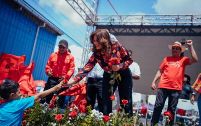La Gran Movilización de la Victoria de Rixi Moncada continúa en La Esperanza