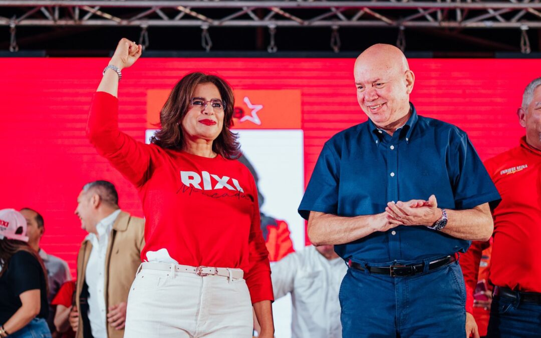 La candidata presidencial Rixi Moncada realiza histórica visita en Las Cabañas