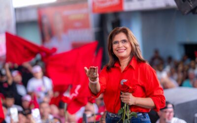 La gran movilización de la victoria de Rixi Moncada llega a Siguatepeque