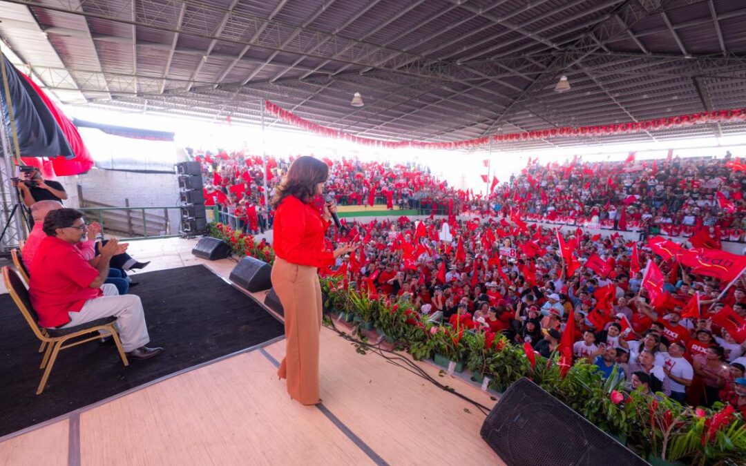 La Gran Movilización de la Victoria de Rixi Moncada llega a Santa Rosa de Copán