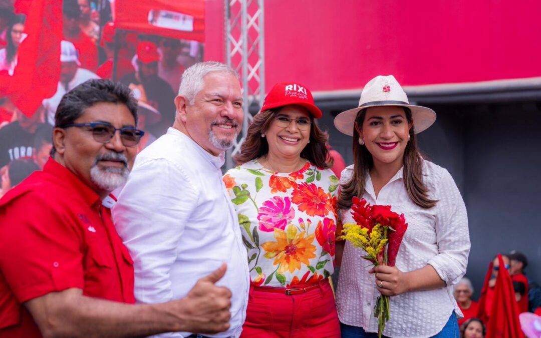 La gran movilización de la victoria de Rixi Moncada llega a Talanga